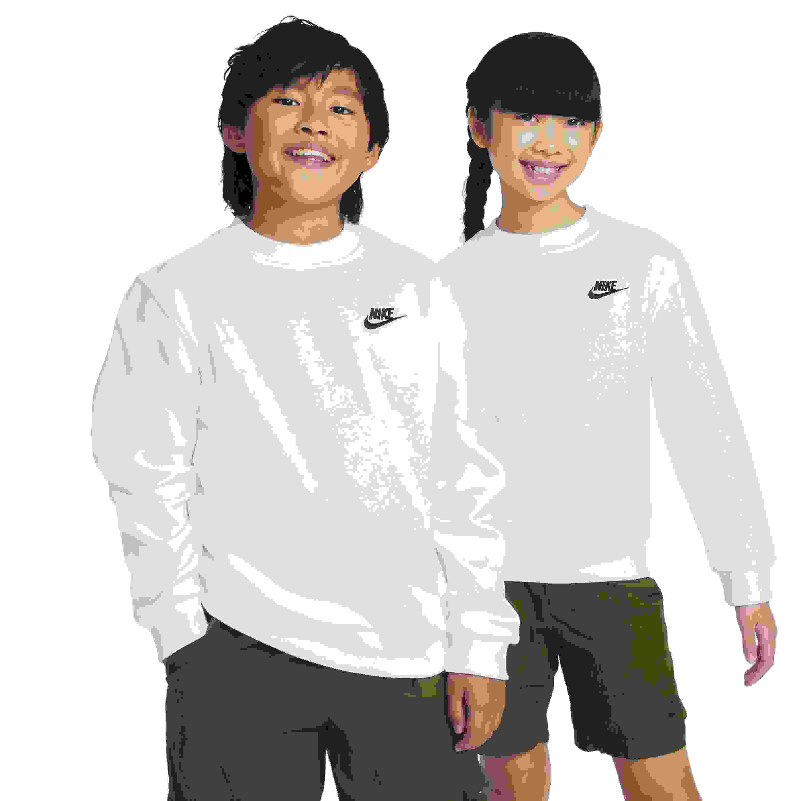 Nike Sportswear Club Fleece Crew LS LBR Big Kids' Sweatshirt